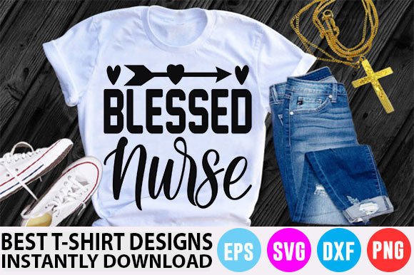 Blessed Nurse T-Shirt Design: An Embroidery Designer’s Review