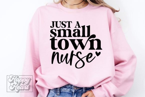 Just a Small Town Nurse SVG PNG: Real Embroidery Review