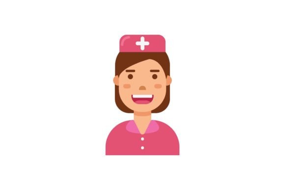 Nurse Red Avatar Icon: Embroidery Design Review