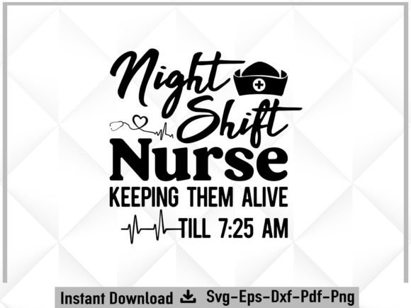 Nurse Svg Gift Vector Silhouette File Review