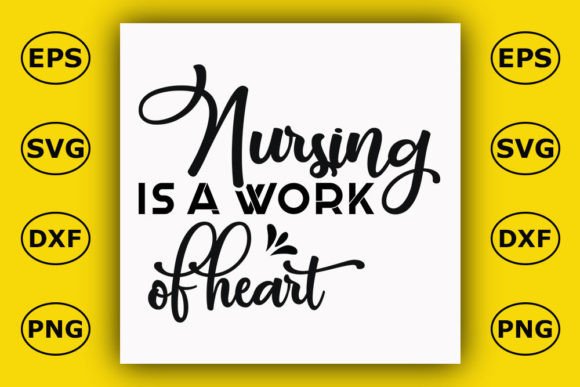 Nurse T Shirt Design, Nursing is a Work